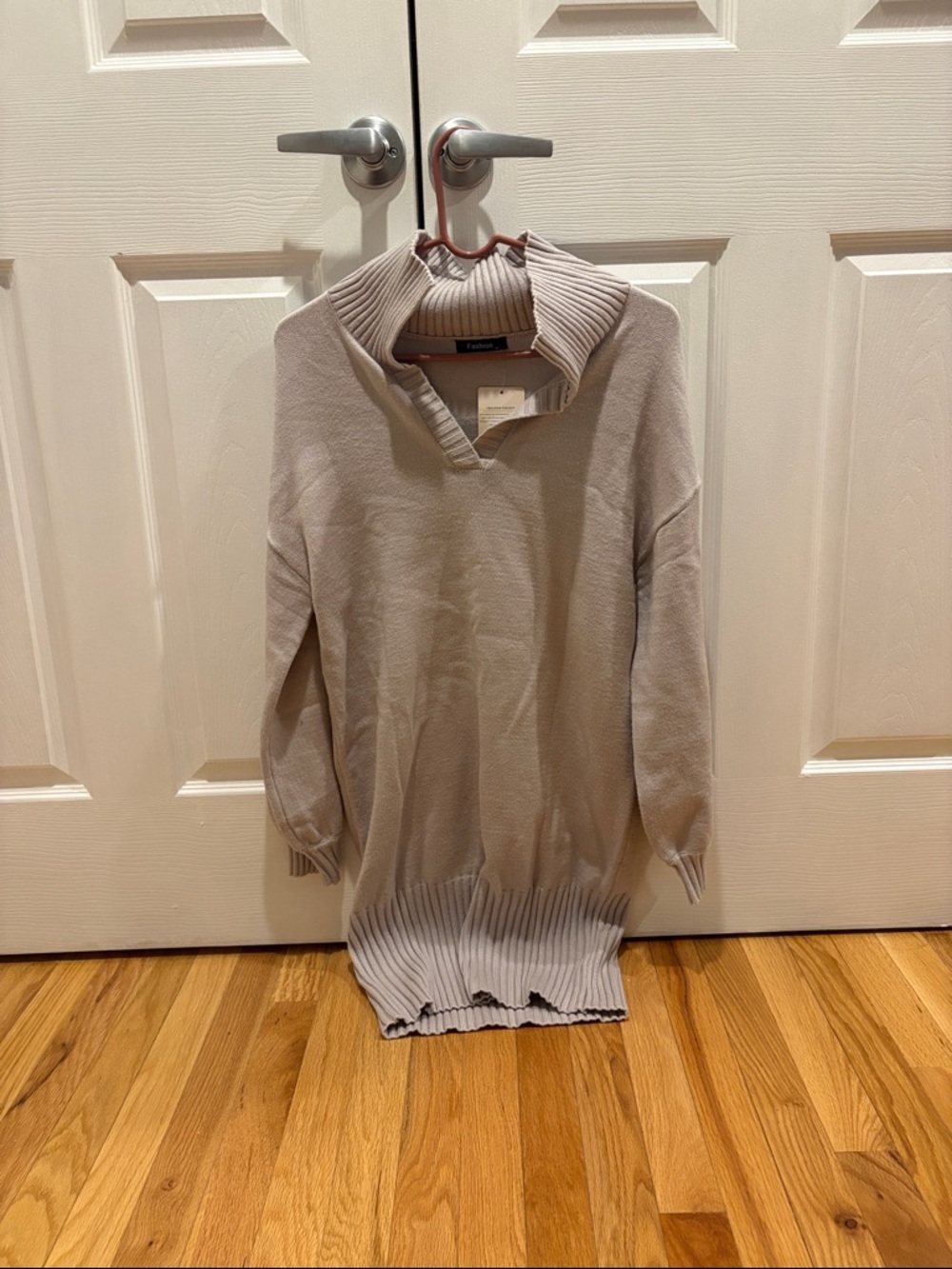 NWT Fashion size M collard sweater dress